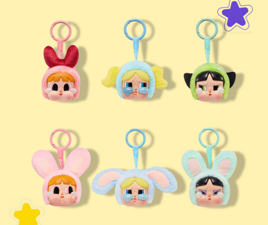 CRYBABY × Powerpuff Girls Series-Vinyl Face Plush (1 Blind Box )